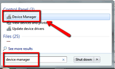 Search for Device Manager