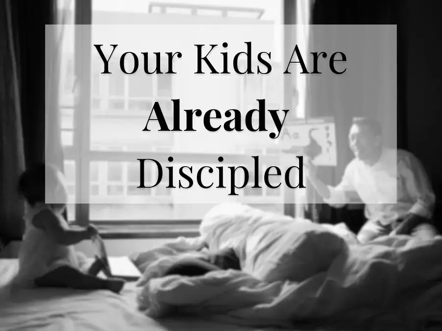 Cliff plays with his daugther. The focus is on who should disciple our children.