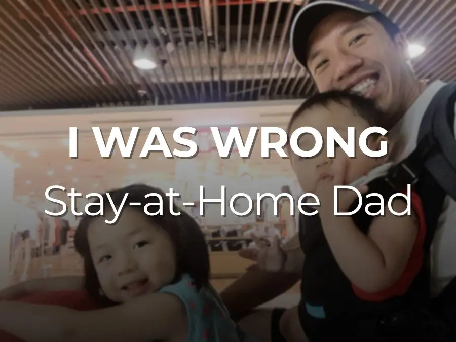 Cliff with his two daughters. One is a baby and the other is a toddler.